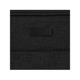 Чехол для 14-дюймового ноутбука Joey объемом 2 л из брезента, переработанного по стандарту GRS, черный