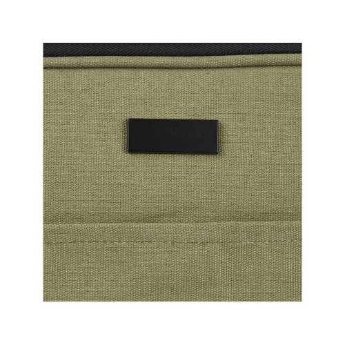 Чехол для 14-дюймового ноутбука Joey объемом 2 л из брезента, переработанного по стандарту GRS, оливковый