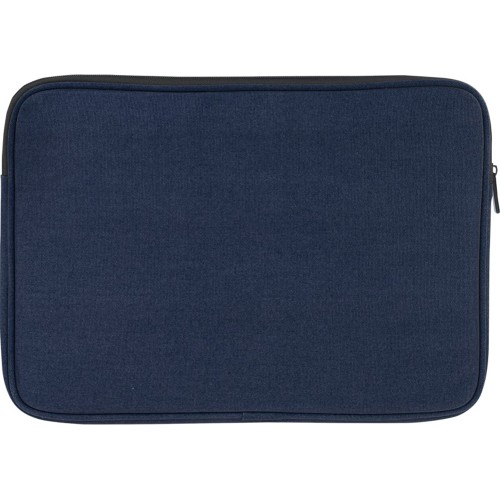 Чехол для 14-дюймового ноутбука Joey объемом 2 л из брезента, переработанного по стандарту GRS, темно-синий