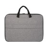 Эко- чехол для ноутбука «Libra» 2 в 1 из переработанного пластика, серый яркий