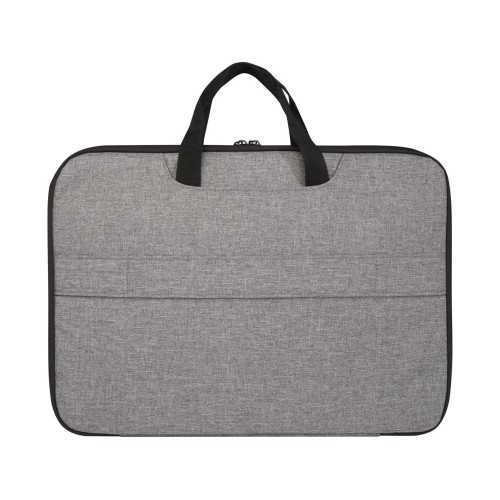 Эко- чехол для ноутбука «Libra» 2 в 1 из переработанного пластика, серый яркий