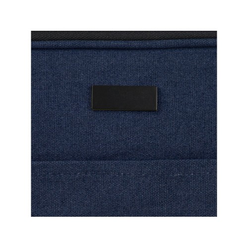 Чехол для 14-дюймового ноутбука Joey объемом 2 л из брезента, переработанного по стандарту GRS, темно-синий