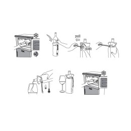 Охладитель для бутылки вина "Keep cooled" из ПВХ в виде мешочка, черный
