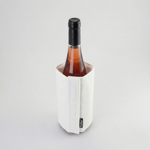 WINE COOLER SATIN WHITE/Охладитель-чехол для бутылки вина или шампанского, белый