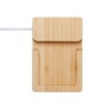 USB хаб «Memo», 2*USB, 2*Type C, бамбук