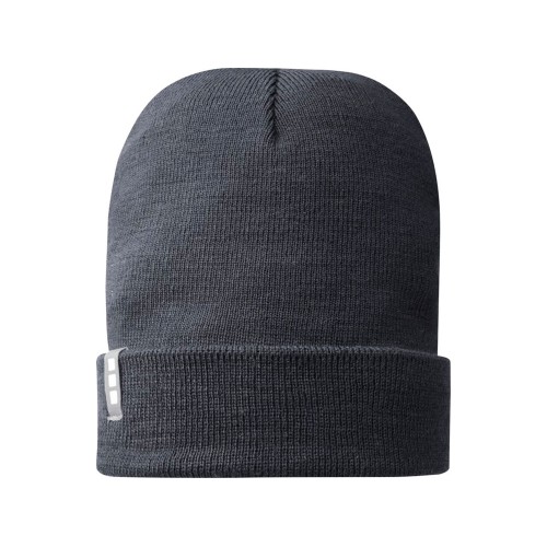 Hale, шапка из пряжи Polylana, серый