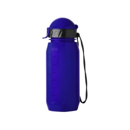 Бутылка для воды с трубочкой «Little», 400 мл, синий