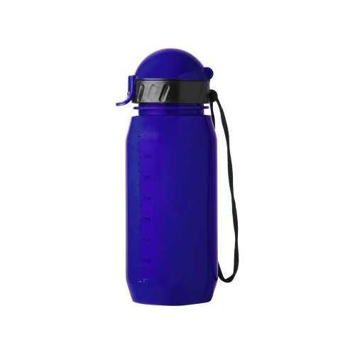 Бутылка для воды с трубочкой «Little», 400 мл, синий