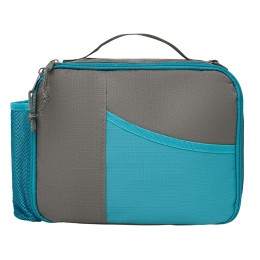 Изотермическая сумка-холодильник "Breeze New" для ланч-бокса, серый/голубой