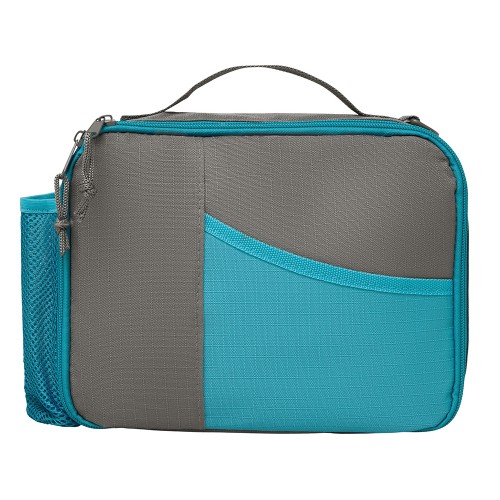 Изотермическая сумка-холодильник "Breeze New" для ланч-бокса, серый/голубой