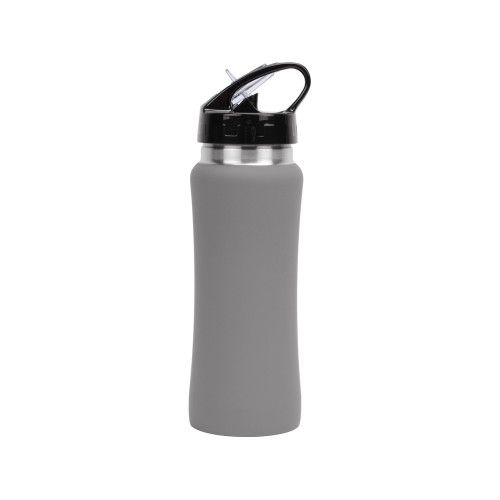 Бутылка спортивная "Коста-Рика" 600мл, серый