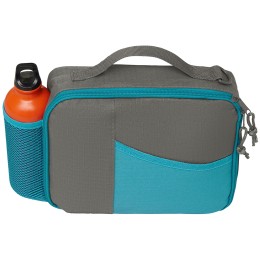 Изотермическая сумка-холодильник "Breeze New" для ланч-бокса, серый/голубой