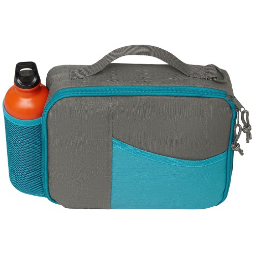 Изотермическая сумка-холодильник "Breeze New" для ланч-бокса, серый/голубой