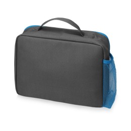 Изотермическая сумка-холодильник "Breeze" для ланч-бокса, серый/голубой