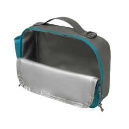 Изотермическая сумка-холодильник "Breeze New" для ланч-бокса, серый/голубой