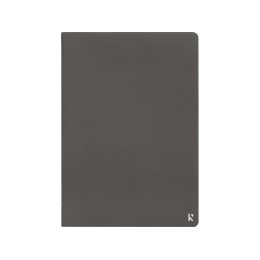 Комплект из двух блокнотов Karst формата A5 с листами из каменной бумаги, slate grey
