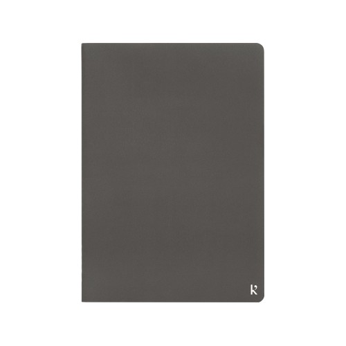 Комплект из двух блокнотов Karst формата A5 с листами из каменной бумаги, slate grey