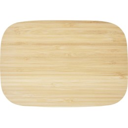 Tite Контейнер для обеда из нержавеющей стали с бамбуковой крышкой, серебристый