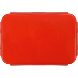 Герметичный ланч-бокс «Foody» с двумя секциями, 650мл, красный