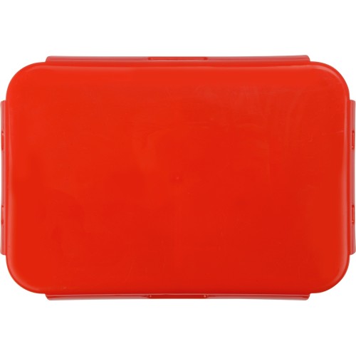 Герметичный ланч-бокс «Foody» с двумя секциями, 650мл, красный