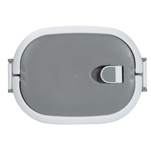 Ланч-бокс Hotty 750 мл для микроволновой печи, серый/белый