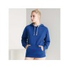 Толстовка с капюшоном "Urban" женская, королевский синий/белый