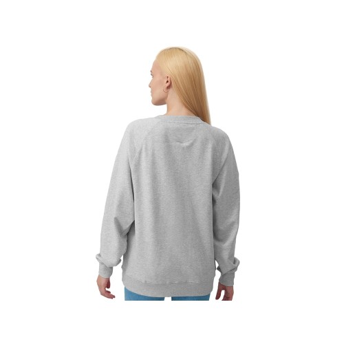 Свитшот оверсайз с рукавом реглан «Belgrade», унисекс, серый меланж