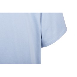 Худи оверсайз с коротким рукавом «Warsaw» унисекс, небесно-голубой