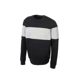 Свитшот блокинг «Edinburgh», черный/серый меланж, мужской