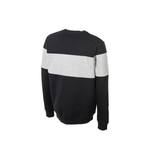 Свитшот блокинг «Edinburgh», черный/серый меланж, мужской