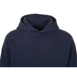 Толстовка с капюшоном оверсайз «Berlin» унисекс, темно-синий