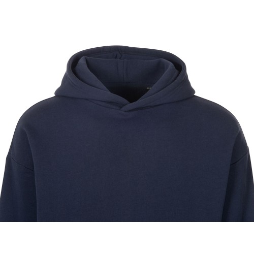 Толстовка с капюшоном оверсайз «Berlin» унисекс, темно-синий