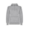 Толстовка с капюшоном "Urban" женская, серый меланж