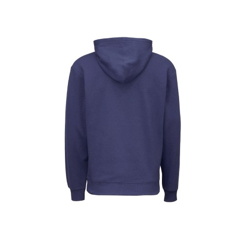 Толстовка с капюшоном оверсайз «Lisbon» унисекс, темно-синий