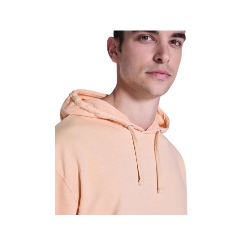 Толстовка с капюшоном «KENIA» унисекс, светло-абрикосовый выстиранный