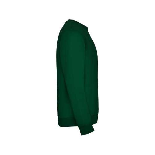 Свитшот с начесом "Clasica" унисекс, бутылочный зеленый