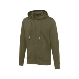 Толстовка «Арора» мужская с капюшоном, зеленый лесной