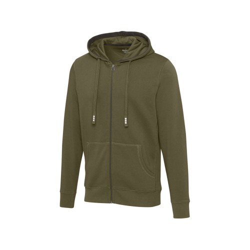 Толстовка «Арора» мужская с капюшоном, зеленый лесной