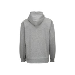 Толстовка с капюшоном оверсайз «Lisbon» унисекс, серый меланж