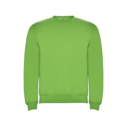Свитшот с начесом "Clasica" унисекс, зеленое яблоко