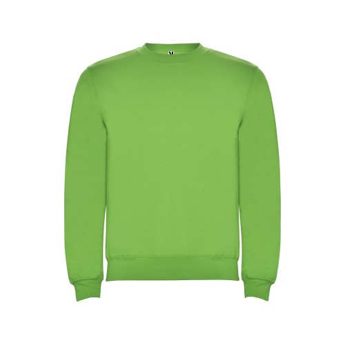 Свитшот с начесом "Clasica" унисекс, зеленое яблоко