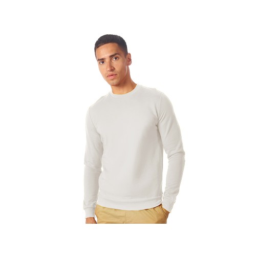 Свитшот "Motion" унисекс с начесом, белый