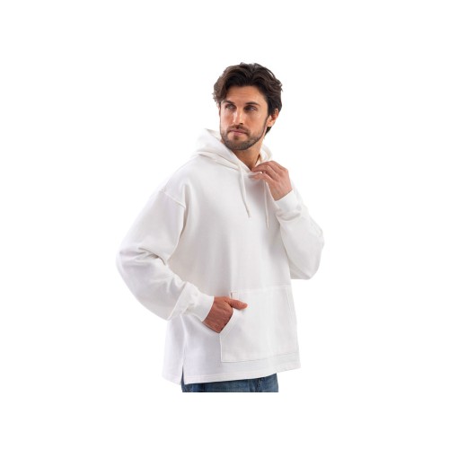 Худи оверсайз «Alpha.01» унисекс, молочный