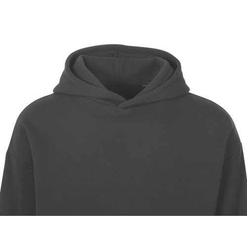 Толстовка с капюшоном оверсайз «Berlin» унисекс, темно-серый