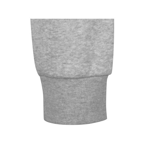 Толстовка с капюшоном «Dublin» мужская, серый меланж/белый меланж