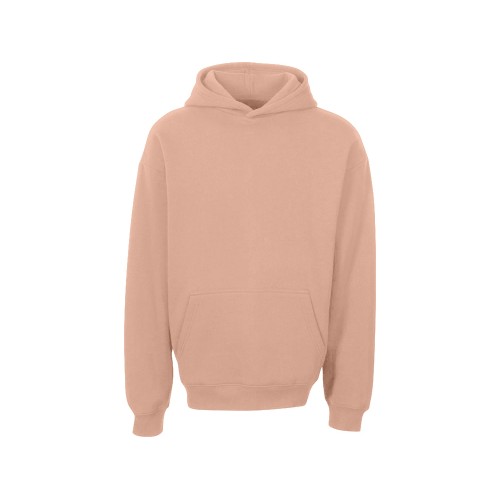 Толстовка с капюшоном оверсайз «Berlin» унисекс, лосось