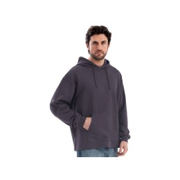 Худи оверсайз «Alpha.01» унисекс, темно-серый