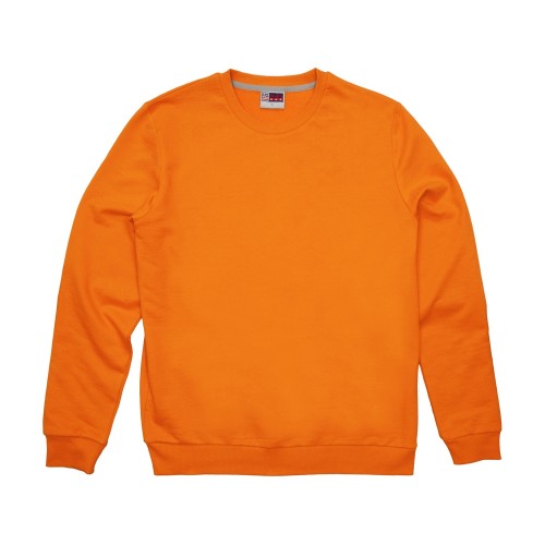 Свитшот "Motion" унисекс с начесом, оранжевый