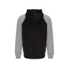 Толстовка с капюшоном "Badet" мужской, черный/серый меланж
