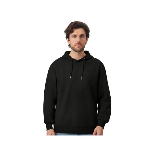 Толстовка с капюшоном оверсайз «Lisbon» унисекс, черный